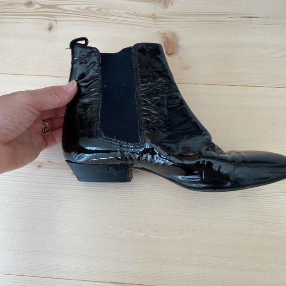 Bruno Magli patent leather boots - Picture 3 of 4